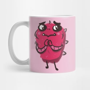 Bashful Troll Doodle Monster Mug